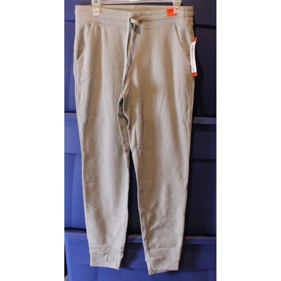 Marc New York Women's Ribbed Knit Soft Slim Jogger Pants, Cement Gray XXL - Picture 1 of 3